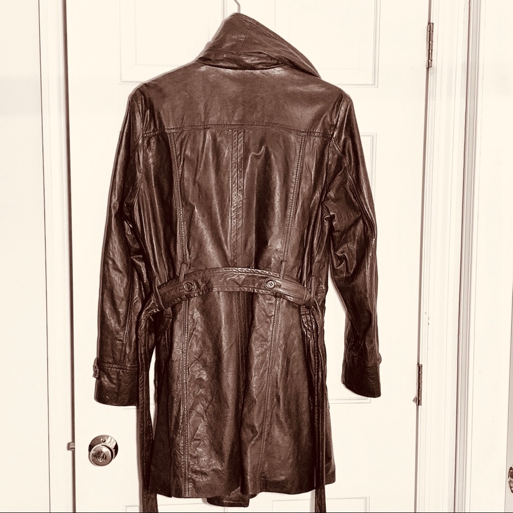 Bod Christenen Leather trench coat